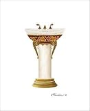 Wash Pedestal 15 Art Poster Print by Consuelo Gamboa, 4x6