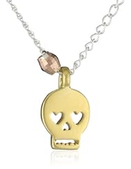 Dogeared "Charmed" Charmed Little Skull Necklace