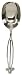 Decorative Ice Scoop with Stainless Steel Handle