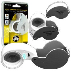 LED Illuminated Jeweler's Eye Loupe. Product Category: Hardware > Miscellaneous