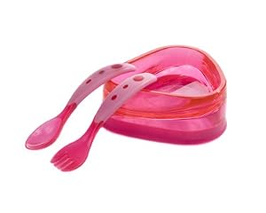 Baby Dipper Feeding Set, Pink