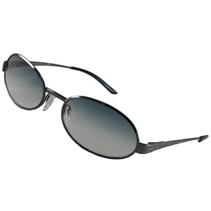 Fendi Sunglasses, FS266, Ruthenium Silver Frame  Fade Blue Lenses