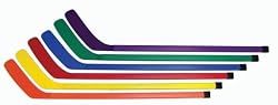 Floor Hockey Equipment 36" Colored Hockey Sticks, Set Of 6, 1 Each Color