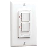 Leviton In-Wall Transmitter 2-Button Keypad (On/Off), White