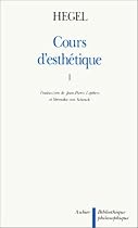Cours d'esthétique, tome 1