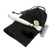 The Art Of Shaving 3 Blade Razor - Mach3 Classic Ivory  Nickel-Plated