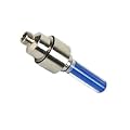 2 x Long Blue LED Wheel Tyre Valve Cap Lights Car Bike Truck Push Bike