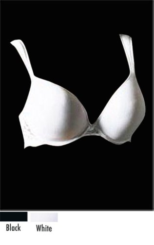 On Special! Bali Lace Seductive Curves Deep Plunge Underwire Bra in Black or White