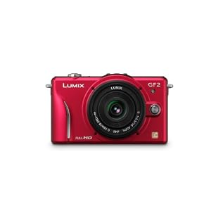 Panasonic Lumix DMC-GF2 12 MP Micro Four-Thirds Interchangeable Lens Digital Camera with 3.0-Inch Touch-Screen LCD and 14mm f/2.5 G Aspherical Lens (Red)