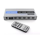 Octava HDS5-UK 5x1 HDMI Auto Switch (1080p, SKY HD, Virgin HD, Freeview HD, XBOX 360 PS3) + Cablesson Maestro 1.5m High Speed HDMI Cabledi Octava