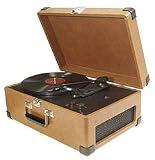 Buy 1960's Suitcase Turntable (Brown) (7H x 17W x 11D) by Stacks and Stacks