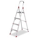 Buy Davidson L234604 #566 Four-Foot Folding Aluminum Euro Platform Ladder, Red