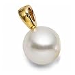 18K Yellow Gold Paspaley South Sea Cultured Fine Round Pearl Pendant