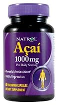Natrol - Pure Acai Berry Weight Loss Detox Diet Capsules, 75ct Bonus Size