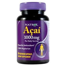 Natrol - Pure Acai Berry Weight Loss Detox Diet Capsules, 75ct Bonus Size