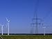 Windmills and High Voltage Transmission Lines in a Clear Blue Sky, Mecklenburg-Vorpommern, Germany Photographic Poster Print by Norbert Rosing, 16x12