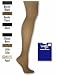Hanes Too Sheer Non Control Top Sandalfoot Hosiery (A/B Black)