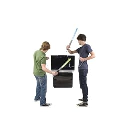 Official Star Wars Wii Anakin & Yoda Light-Up Replica Lightsabers - Dueling Pack