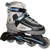 Childrens Toyshop  Toys : Bronx Adjustable Inline Skates Blue Sizes 13J-3