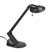New-Ledu L367MB - Adjustable Arm 50W Halogen Desk Lamp, Contemporary Shade, Angled Base, 18 Reach - LEDL367MB