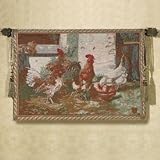 Review   / Barnyard Rooster Wall Hanging Tapestry