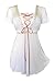 Dare to Wear Angel Corset Top: Victorian Gothic Grecian Women's Empress Blouse for Everyday Halloween Cosplay Festivals