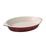 Review Pfaltzgraff 571 936 00 / Pfaltzgraff Weir in Your Kitchen 9-by-11-Inch Oval Bake-and-Serve Ceramic Dish, Cayenne