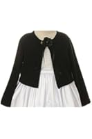 Basic Knit Girl's Cardigan Jacket Sweater Black Fuchsia Ivory Red White 2-12