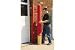 Smooth Bollard Post Sleeve 8" Red
