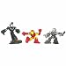 Iron Man 2 Super Hero Squad Mini Figure 3Pack HiTech Showdown Mark VI, War Machine Drone_s-2