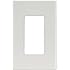 Cooper Wiring Devices 9521SG Aspire Screwless Wallplate, 1-Gang, Silver Granite