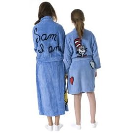 Buy Canyon Group Adult Sam I Am Blue Chenille Robe by Canyon Group