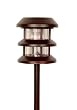 Pine Top 508-0002RB Solar Garden Path Night Light, Stainless Steel, Rustic Bronze