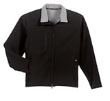 NEW Port Authority - Glacier Soft Shell Jacket Black/Chrome-L
