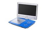 Sylvania SDVD1030-BLUE 10-Inch Portable DVD Player with Swivel Screen and USB/SD Card Reader - Blue