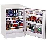 Summit FF6 5.5 cu. ft. Compact Refrigerator with Adjustable Wire Shelves, Hidden Evaporator and Interior Light: No Lock