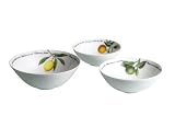 Fruits de Soleil 3 Piece Bowl Set Bone China