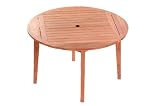 Tramontina Smartwood Derwent 1211mm Round Garden Dining Table