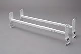 Van Racks For GMC ~ Full Size Van ~ 1985-2006 White 2PC. STEEL VAN RACK GUTTER MOUNT