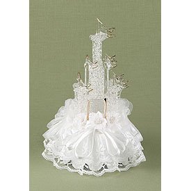 Lace Based Castle Cake Top