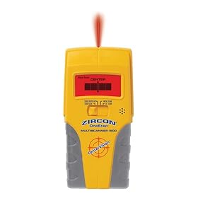 Zircon MultiScanner� i500 Center-Finding Stud Finder with Metal and AC Electrical Scanning and DVD How-To guide