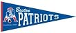 New England Patriots Throwback Wool Pennant - SET OF 6 - Sports Merchandise