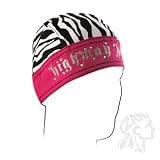 NEW Flydanna, Bandanna, 100% Cotton, Highway Honey, Zebra Skull Head Wrap, ZHH13