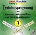 Trainingsprogramm 3 zum Konzentrationsaufbau und fuer Legastheniker. CD-ROM