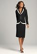 metrostyle Shawl Collar Skirt Suit