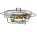 Kitchen & Housewares : Oval Stainless Steel Food Warmer