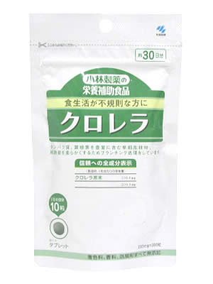 小林製薬の栄養補助食品 クロレラ 300粒