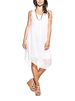 Laura Moretti Vestido Seda (Blanco)