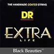 DR Strings BLACK BEAUTIES - Black Coated Acoustic 11-50