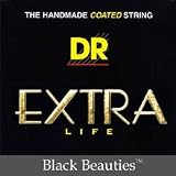 DR Strings BLACK BEAUTIES - Black Coated Acoustic 12-54